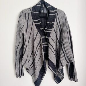 Igor Dobranic Jacket Gauzy Artsy Cardigan Safety Pin Closure Wool Cotton “Bells”